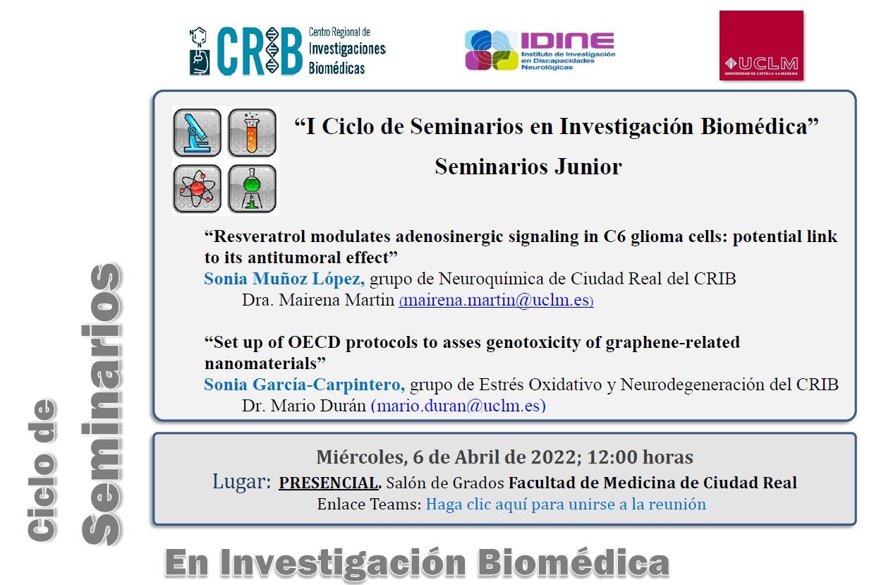 I Ciclo De Seminarios En Investigaci N Biom Dica Seminarios Junior