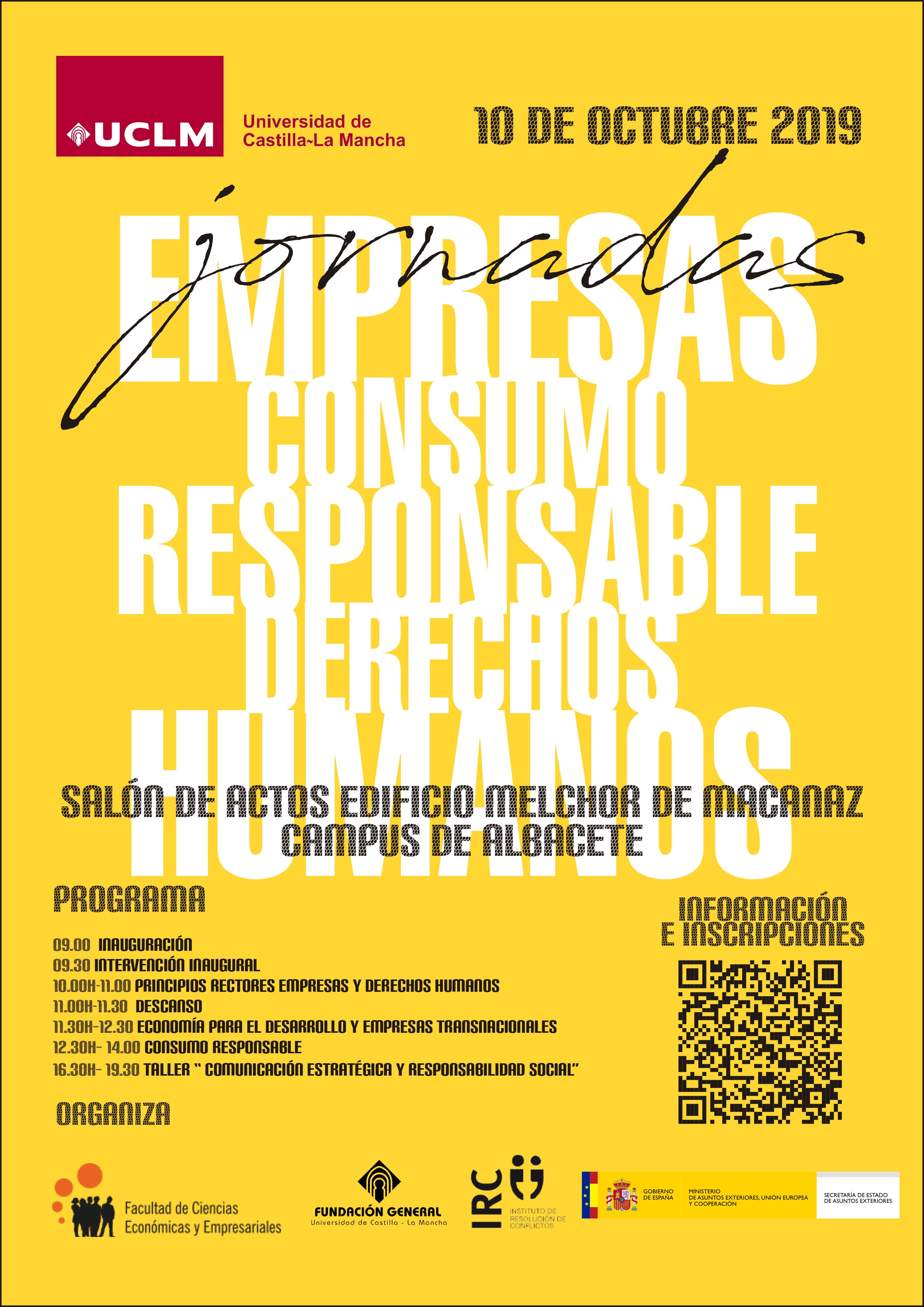 EMPRESAS, CONSUMO RESPONSABLE Y DERECHOS HUMANOS Inicio